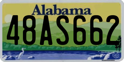 AL license plate 48AS662