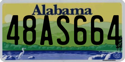 AL license plate 48AS664