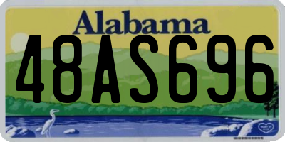 AL license plate 48AS696