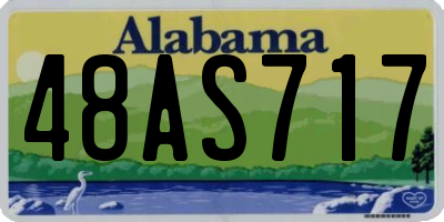 AL license plate 48AS717