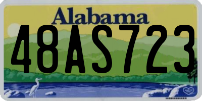 AL license plate 48AS723