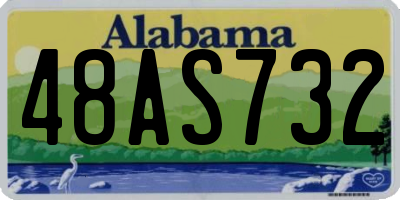 AL license plate 48AS732