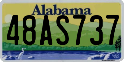 AL license plate 48AS737