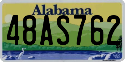 AL license plate 48AS762