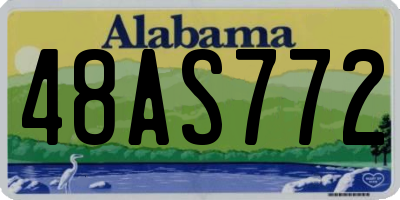 AL license plate 48AS772