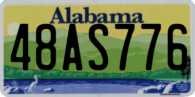 AL license plate 48AS776