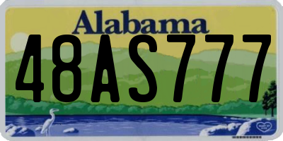 AL license plate 48AS777