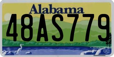 AL license plate 48AS779