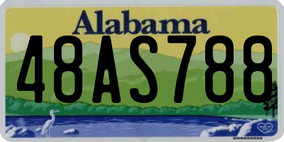 AL license plate 48AS788