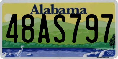 AL license plate 48AS797