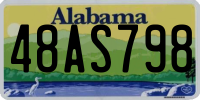 AL license plate 48AS798