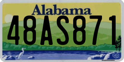 AL license plate 48AS871