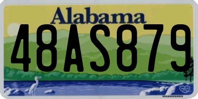 AL license plate 48AS879