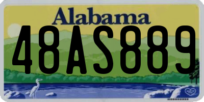 AL license plate 48AS889