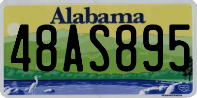 AL license plate 48AS895