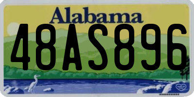 AL license plate 48AS896