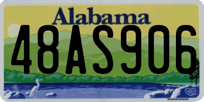 AL license plate 48AS906