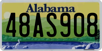AL license plate 48AS908