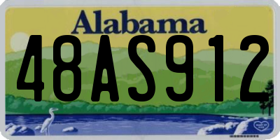 AL license plate 48AS912