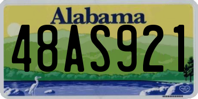 AL license plate 48AS921