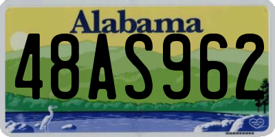 AL license plate 48AS962