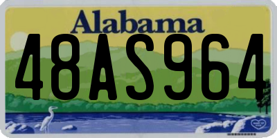 AL license plate 48AS964