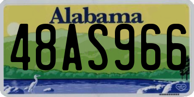 AL license plate 48AS966