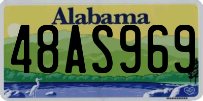 AL license plate 48AS969