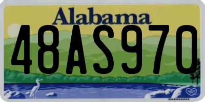 AL license plate 48AS970