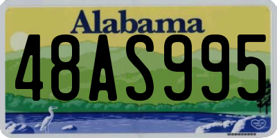 AL license plate 48AS995