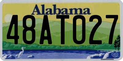 AL license plate 48AT027