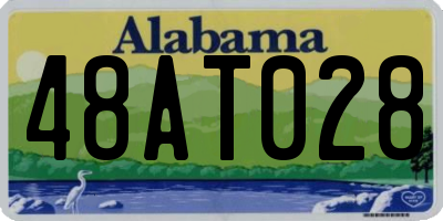 AL license plate 48AT028