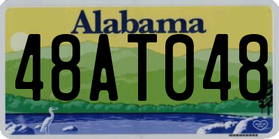 AL license plate 48AT048