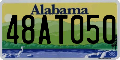 AL license plate 48AT050