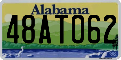 AL license plate 48AT062