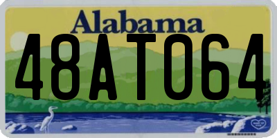 AL license plate 48AT064