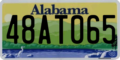 AL license plate 48AT065