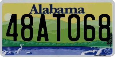 AL license plate 48AT068