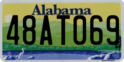 AL license plate 48AT069