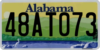 AL license plate 48AT073