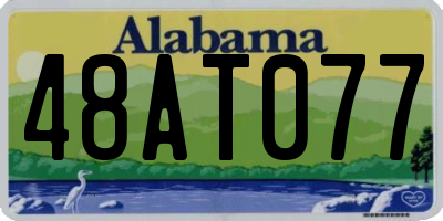 AL license plate 48AT077
