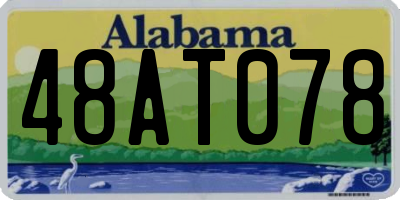 AL license plate 48AT078