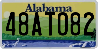 AL license plate 48AT082