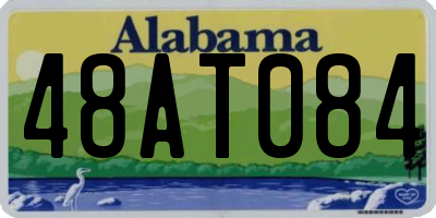 AL license plate 48AT084