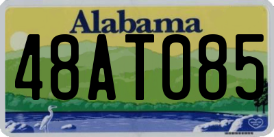 AL license plate 48AT085