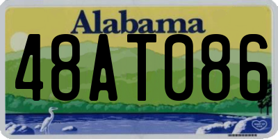 AL license plate 48AT086