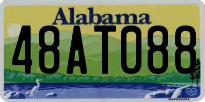 AL license plate 48AT088