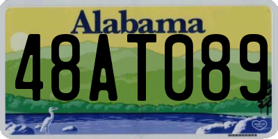 AL license plate 48AT089