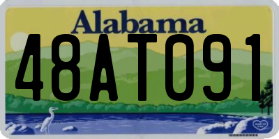 AL license plate 48AT091