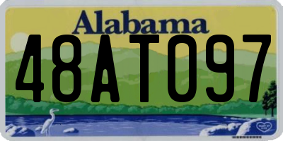 AL license plate 48AT097